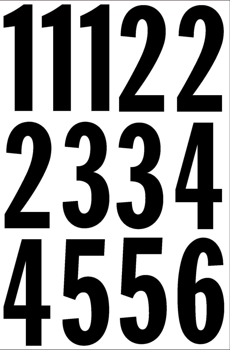 Hy-Ko Prod. MM-4N26 Boat Number Assortment - Image 5